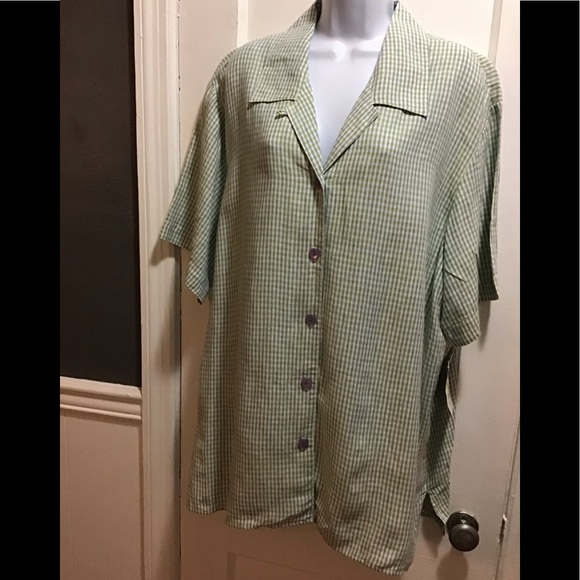 linen tops size 22